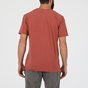 DIRTY LAUNDRY-Ανδρική μπλούζα DIRTY LAUNDRY SLUB JERSEY CREWNECK κεραμιδί