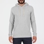 DIRTY LAUNDRY-Ανδρική φούτερ μπλούζα DIRTY LAUNDRY DIAGONAL MELANGE HOODIE γκρι