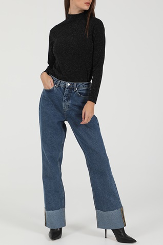 KENDALL + KYLIE-Γυναικείο κορμάκι KENDALL + KYLIE OPENBACK BODY μαύρο