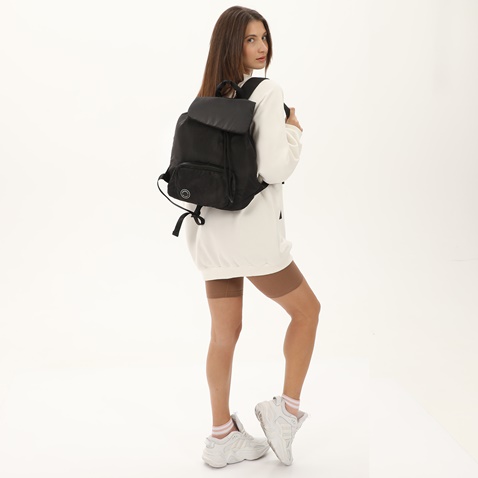 KENDALL+KYLIE-Γυναικεία φούτερ μπλούζα KENDALL+KYLIE ACTIVE COLLEGE SWEATER εκρού