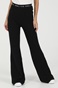 KENDALL + KYLIE-Γυναικείο παντελόνι KENDALL + KYLIE ACTIVE LOGO WAIST μαύρο