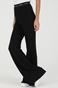 KENDALL + KYLIE-Γυναικείο παντελόνι KENDALL + KYLIE ACTIVE LOGO WAIST μαύρο
