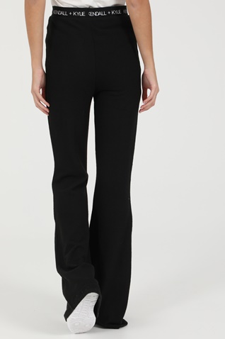 KENDALL + KYLIE-Γυναικείο παντελόνι KENDALL + KYLIE ACTIVE LOGO WAIST μαύρο