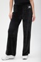KENDALL + KYLIE-Γυναικείο αθλητικό παντελόνι KENDALL + KYLIE ACTIVE VELVET FLARE μαύρο