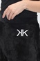KENDALL + KYLIE-Γυναικείο αθλητικό παντελόνι KENDALL + KYLIE ACTIVE VELVET FLARE μαύρο