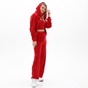 KENDALL+KYLIE-Γυναικείο βελουτέ παντελόνι KENDALL+KYLIE KKW.1W1.017.014 ACTIVE FLARE κόκκινο