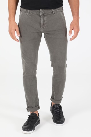 UNIFORM-Ανδρικό chino παντελόνι UNIFORM NEW DENVER γκρι