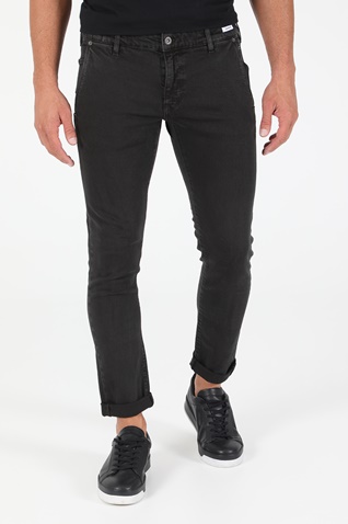 UNIFORM-Ανδρικό chino παντελόνι UNIFORM NEW DENVER ανθρακί