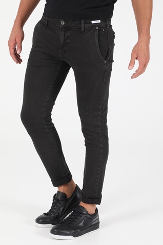 UNIFORM-Ανδρικό chino παντελόνι UNIFORM NEW DENVER ανθρακί