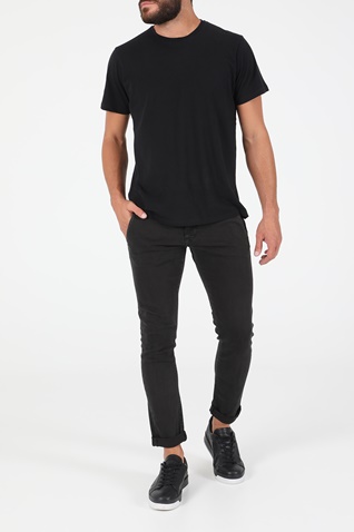 UNIFORM-Ανδρικό chino παντελόνι UNIFORM NEW DENVER ανθρακί