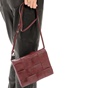 KENDALL+KYLIE-Γυναικεία τσάντα ώμου KENDALL+KYLIE HBKK-221-0005-67 μπορντό