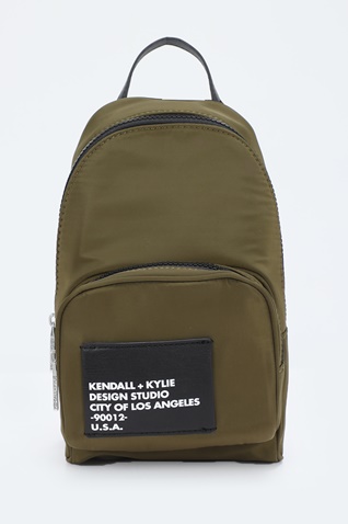 KENDALL+KYLIE-Γυναικεία τσάντα πλάτης KENDALL+KYLIE PAM MEDIUM BACKPACK χακί