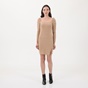 KENDALL+KYLIE-Γυναικείο mini φόρεμα KENDALL+KYLIE PF21-210 εκρού
