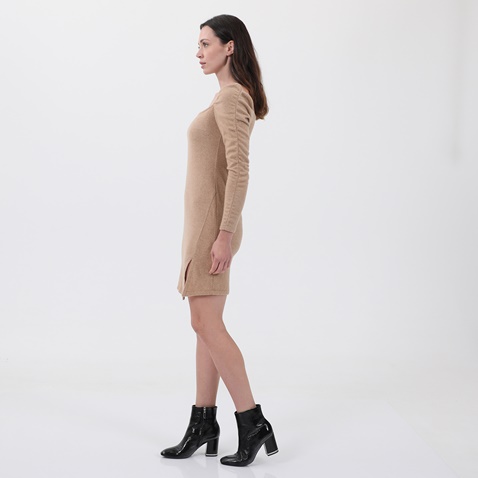 KENDALL+KYLIE-Γυναικείο mini φόρεμα KENDALL+KYLIE PF21-210 εκρού