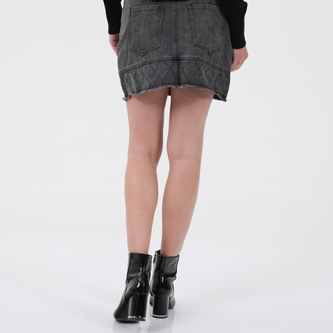 KENDALL+KYLIE-Γυναικεία jean mini φούστα KENDALL+KYLIE PF21-403 γκρι