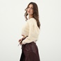 KENDALL+KYLIE-Γυναικεία κοντή πλεκτή ζακέτα KENDALL+KYLIE KKC.1W1.043.001 Κ&Κ FA21-301 εκρού