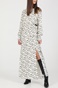 KENDALL+KYLIE-Γυναικείο maxi φόρεμα KENDALL+KYLIE HOL21-204 λευκό