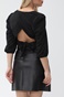 KENDALL + KYLIE-Γυναικεία cropped μπλούζα KENDALL + KYLIE μαύρη
