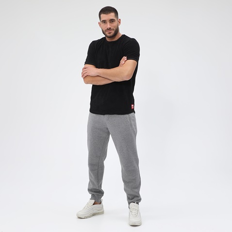 BODYTALK-Ανδρικό αθλητικό t-shirt BODYTALK CREWNECK ΚΜ μαύρο
