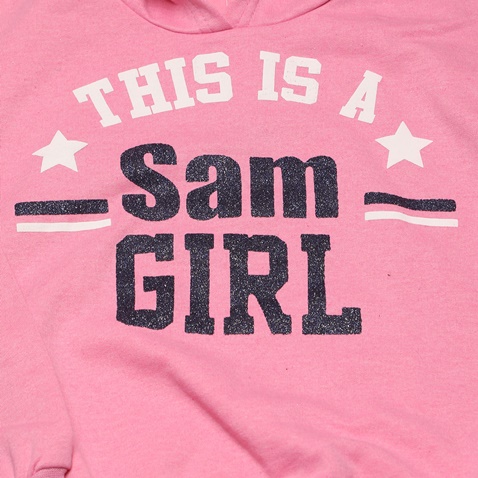 SAM 0-13-Παιδκό σετ φόρμας SAM 0-13 THIS IS SAM GIRL μαύρο ροζ