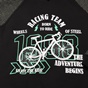 SAM 0-13-Παιδική φούτερ μπλούζα SAM 0-13 RACING TEAM BORN TO RI μαύρη χακί