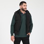MARTIN & CO-Ανδρικό αμάνικο padded μπουφάν MARTIN & CO μαύρο