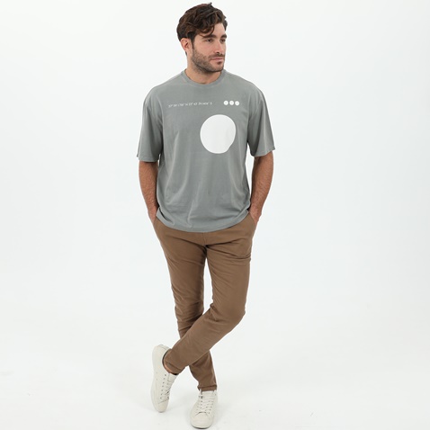 DIRTY LAUNDRY-Ανδρικό chino παντελόνι DIRTY LAUNDRY VINTAGE μπεζ