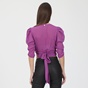 'ALE-Γυναικείο cropped top 'ALE μοβ