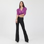 'ALE-Γυναικείο cropped top 'ALE μοβ