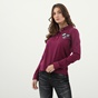 BEVERLY HILLS POLO CLUB-Γυναικεία μπλούζα polo BEVERLY HILLS POLO CLUB μοβ