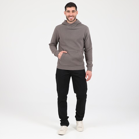MARTIN & CO-Ανδρικό chino παντελόνι MARTIN & CO SLIM CHINOS μαύρο