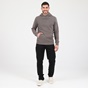 MARTIN & CO-Ανδρικό chino παντελόνι MARTIN & CO SLIM CHINOS μαύρο