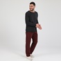 MARTIN & CO-Ανδρικό παντελόνι MARTIN & CO SLIM CHINOS μπορντό