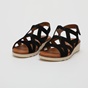 MODABELLA-Γυναικεία σανδάλια flatforms MODABELLA μαύρα
