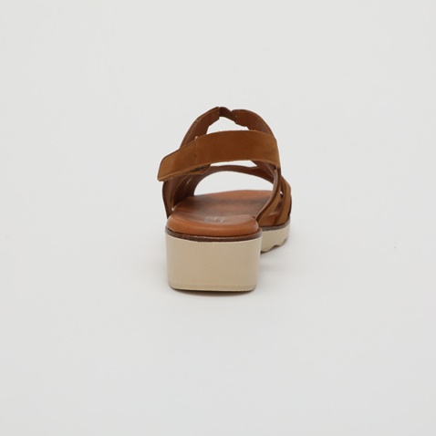 MODABELLA-Γυναικεία σανδάλια flatforms MODABELLA καφέ