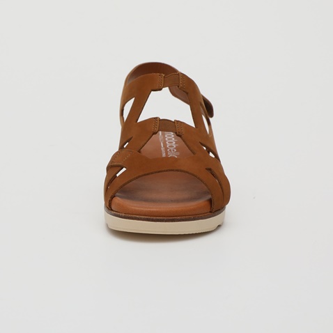 MODABELLA-Γυναικεία σανδάλια flatforms MODABELLA καφέ
