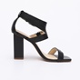 CHEVALIER-Γυναικεία ψηλά πέδιλα CHEVALIER HIGH HEEL SANDAL μαύρα