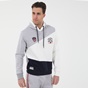 BEVERLY HILLS POLO CLUB-Ανδρική φούτερ μπλούζα BEVERLY HILLS POLO CLUB BHP.1W1.011.024 γκρι μπλε λευκή