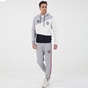 BEVERLY HILLS POLO CLUB-Ανδρική φούτερ μπλούζα BEVERLY HILLS POLO CLUB BHP.1W1.011.024 γκρι μπλε λευκή