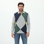 BEVERLY HILLS POLO CLUB-Ανδρική μπλούζα polo BEVERLY HILLS POLO CLUB γκρι 