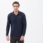 BEVERLY HILLS POLO CLUB-Ανδρική μπλούζα polo BEVERLY HILLS POLO CLUB μπλε