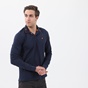BEVERLY HILLS POLO CLUB-Ανδρική μπλούζα polo BEVERLY HILLS POLO CLUB μπλε