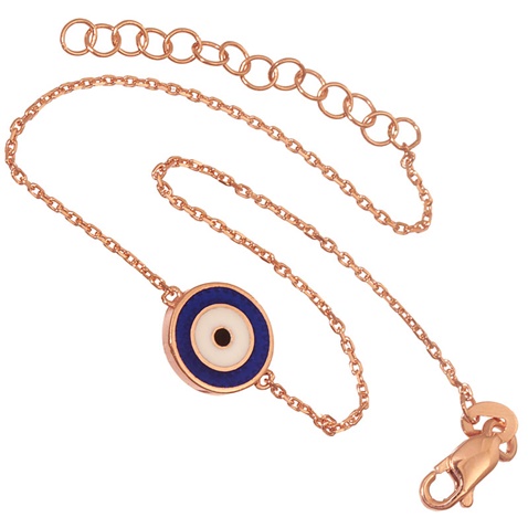 JEWELTUDE-Γυναικείο ασημένιο βραχιόλι JEWELTUDE 10127 ροζ χρυσό