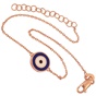 JEWELTUDE-Γυναικείο ασημένιο βραχιόλι JEWELTUDE 10127 ροζ χρυσό