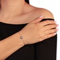 JEWELTUDE-Γυναικείο ασημένιο βραχιόλι JEWELTUDE 10127 ροζ χρυσό
