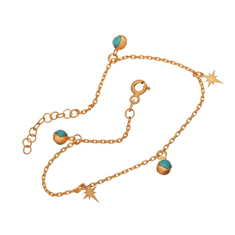 JEWELTUDE-Γυναικείο ασημένιο βραχιόλι JEWELTUDE14119 επίχρυσο