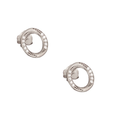 JEWELTUDE-Γυναικεία ασημένια σκουλαρίκια JEWELTUDE 14622 στεφάνια