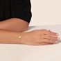 JEWELTUDE-Γυναικείο βραχιόλι JEWELTUDE από ροζ επιχρυσωμένο ασήμι