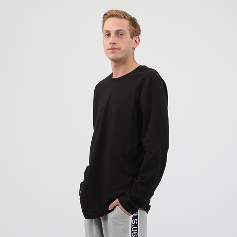BODYTALK-Ανδρική μπλούζα BODYTALK BLOUSE LS μαύρη