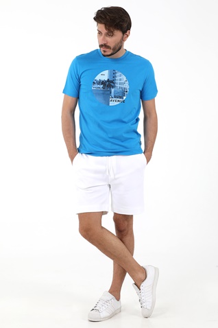 BOSS-Ανδρικό t-shirt BOSS JERSEY Thinking 5 μπλε